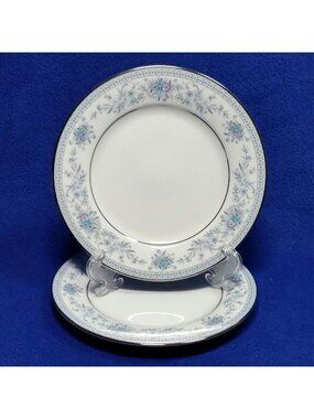 Noritake Blue Hill Bread & Butter Plates 6" Pattern 2482 Cottagecore Set of 2